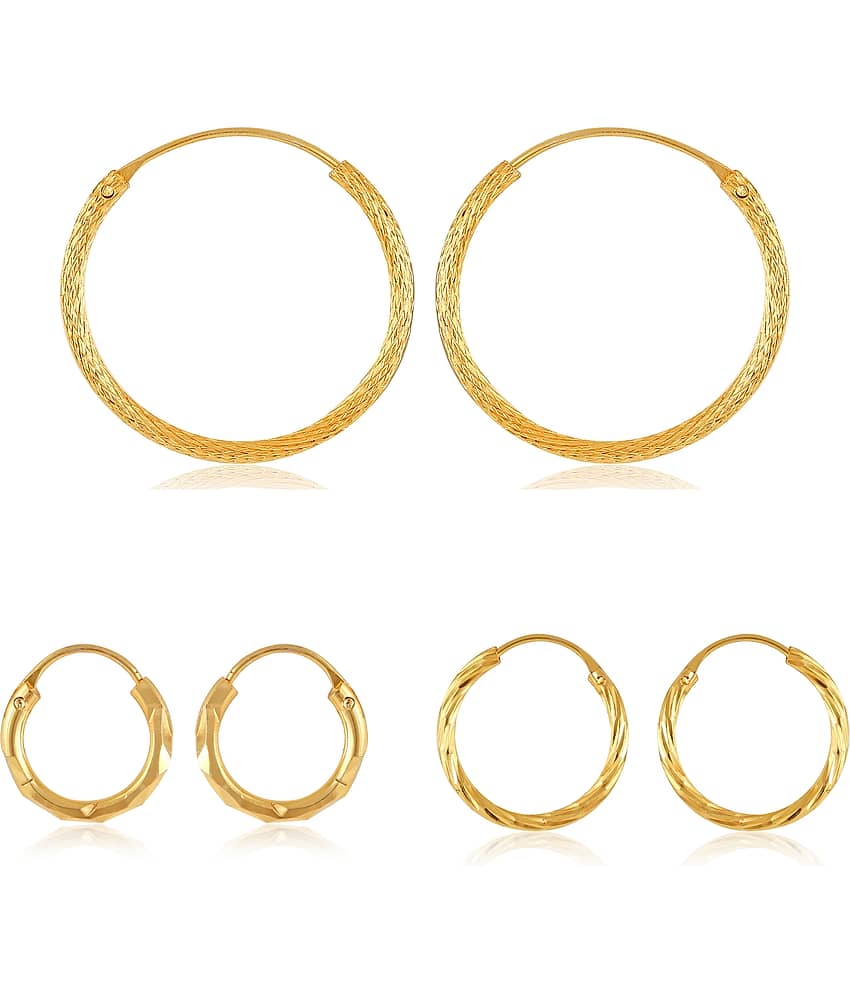 Vighnaharta Shimmering Bejeweled Alloy Gold Plated Stud Earring Combo set For Women and Girls Pack of- 3 Pair Earrings- VFJ1316-1317-1318ERG - Earrings | Buy online on ZillyBuy