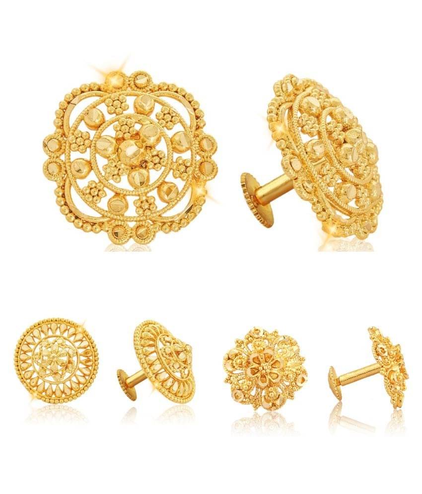 Vighnaharta Sizzling Fancy Alloy Gold Plated Stud Earring Combo set For Women and Girls Pack of- 3 Pair Earrings- VFJ1124-1123-1090ERG Vighnaharta Sizzling Fancy Alloy Gold Plated Stud Earring Combo set For Women and Girls Pack of- 3 Pair Earrings- VFJ1124-1123-1090ERG