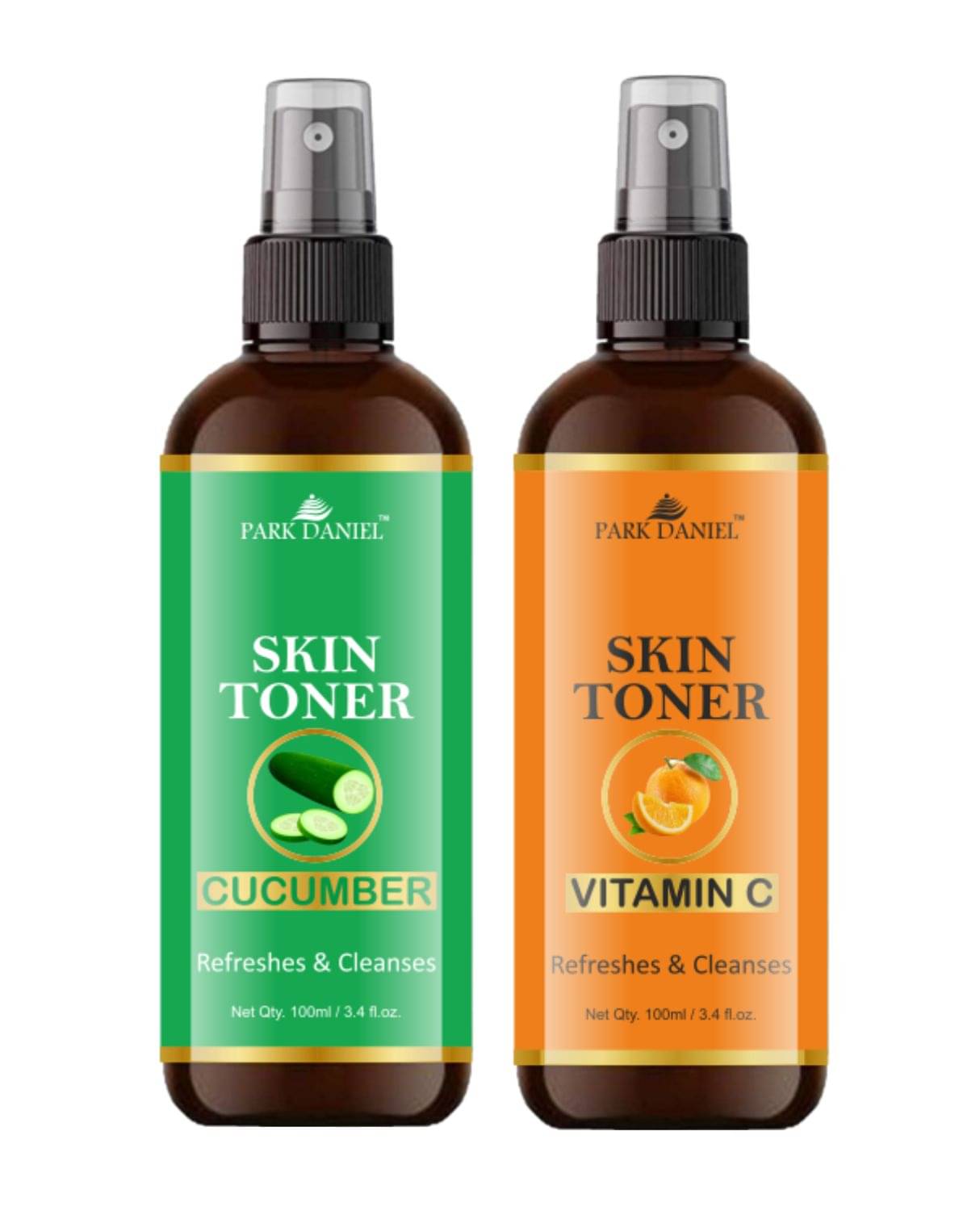 Park Daniel Cucumber & Vitamin C Skin Toner- For Men & Women Astringent 200 mL Pack of 2 Park Daniel Cucumber & Vitamin C Skin Toner- For Men & Women Astringent 200 mL Pack of 2