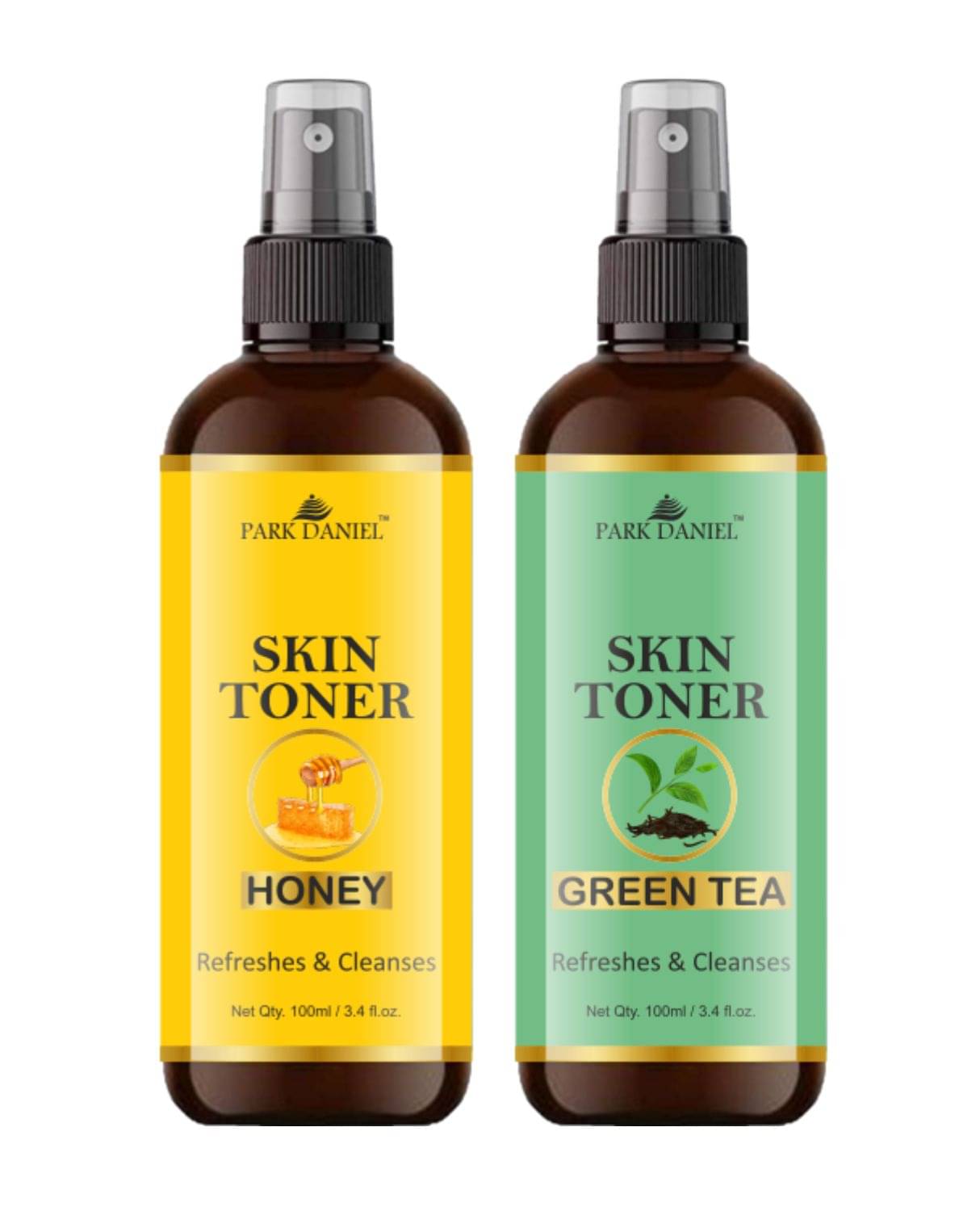     			Park Daniel   Honey & Green Tea Skin Toner-  For Men & Women Astringent 200 mL Pack of 2
