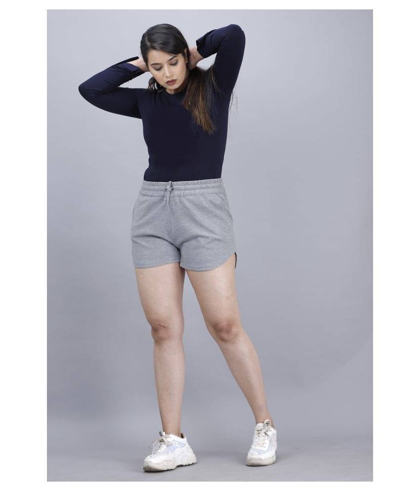     			SCROTT Cotton Skorts - Grey