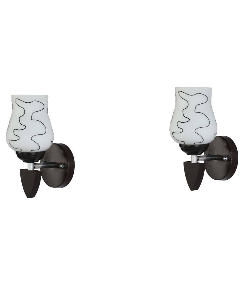     			AFAST LED Lamp Glass Wall Light Multi - Pack of 2