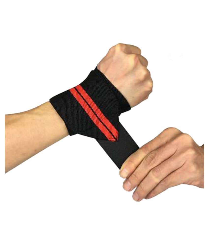 AJRO DEAL Multi Color Wrist Support ( Pack of 1 ) - Sports and Fitness Equipment | Buy online on ZillyBuy