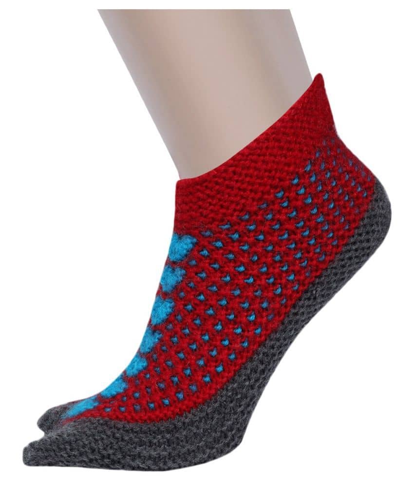 KC Store - Multicolor Woollen Women's Ankle Length Socks ( Pack of 1 ) - Socks | Buy online on ZillyBuy