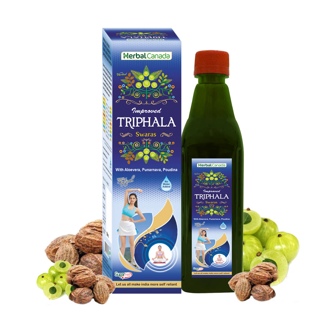 Herbal Canada Triphala juice Liquid 500 ml Pack Of 1 Herbal Canada Triphala juice Liquid 500 ml Pack Of 1