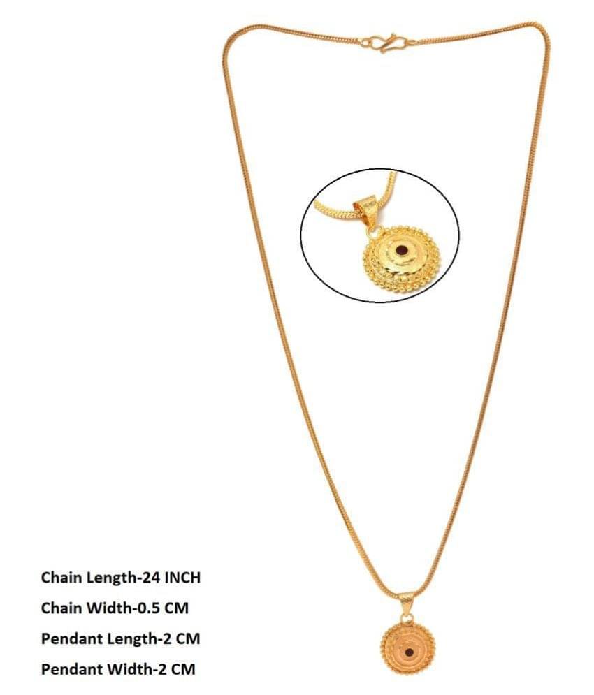 Jewar Mandi Pendant with Chain Gold Plated Meena Work Jewelry for Women & Girls 8531 Jewar Mandi Pendant with Chain Gold Plated Meena Work Jewelry for Women & Girls 8531