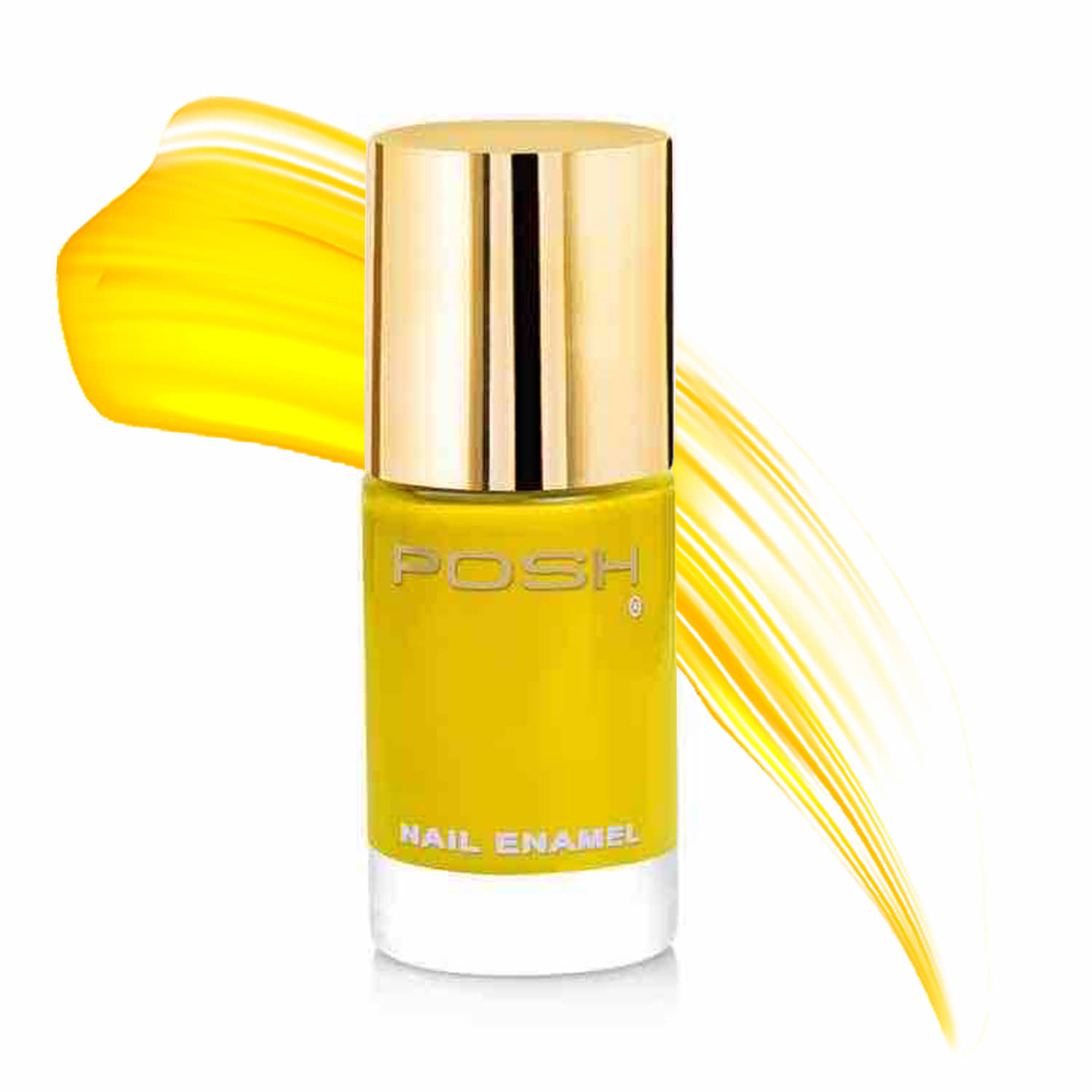 Posh Nail Polish Yellow Glossy 9 mL