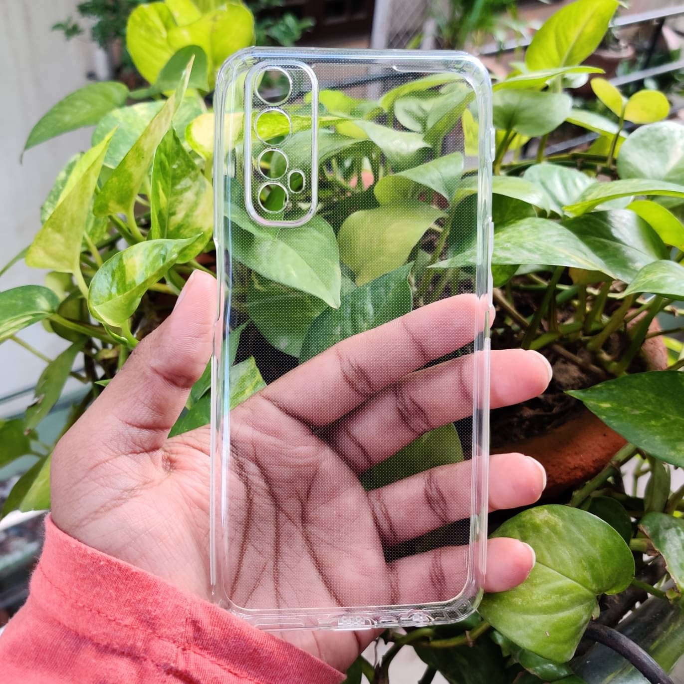     			Realme 7 Soft Silicon Cases Case Vault Covers - Transparent
