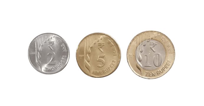     			Republic India New Issue 2  Rupees, 5 Rupees & 10 Rupees Lot of 3 Gem UNC Coins...Collectible