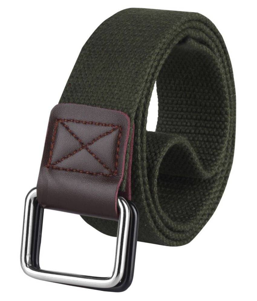 Zoro - Green Fabric Men's Casual Belt ( Pack of 1 )     			Zoro - Green Fabric Men's Casual Belt ( Pack of 1 )