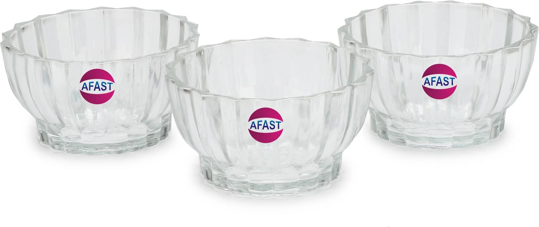 Afast Glass Bowl, Transparent, Pack Of 1, 650 ml Afast Glass Bowl, Transparent, Pack Of 1, 650 ml