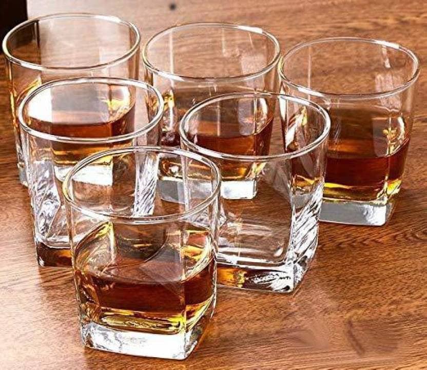 Afast Glass Glasses, Clear, Pack Of 6, 180 ml