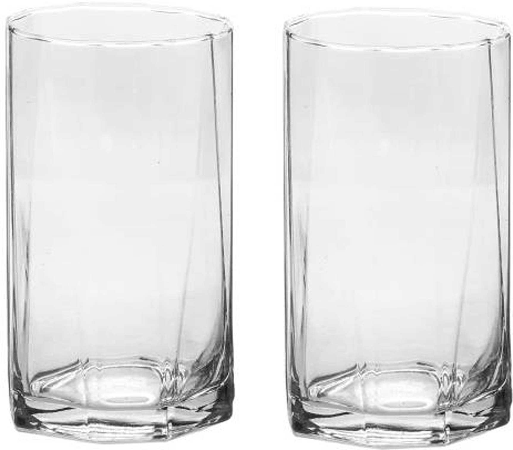     			Afast Glass Glasses, Clear, Pack Of 2, 210 ml