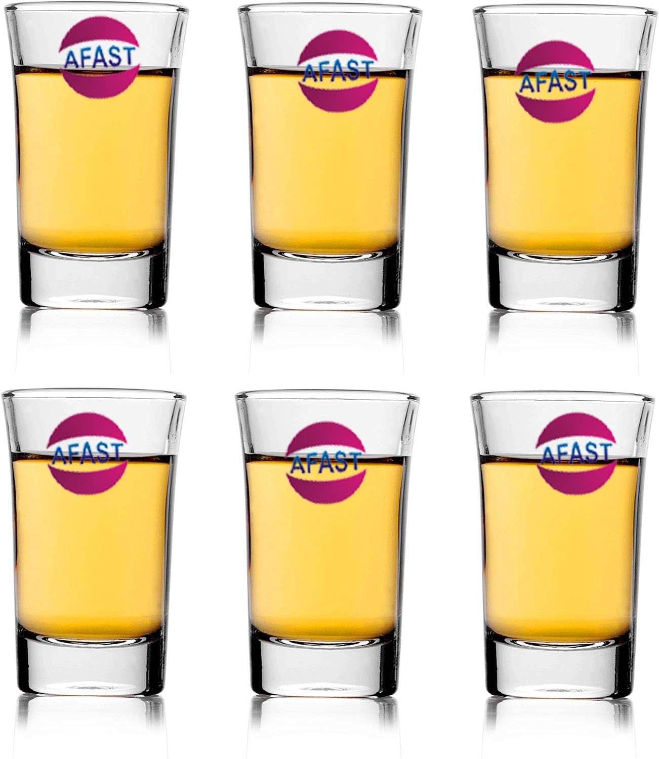     			Afast Glass Glasses, Clear, Pack Of 6, 30 ml