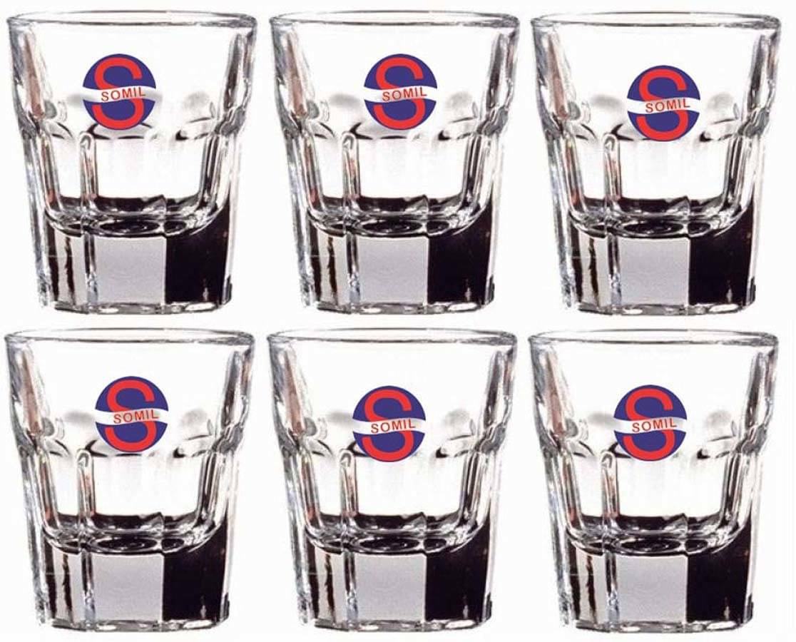     			Afast Glass Glasses, Clear, Pack Of 6, 280 ml
