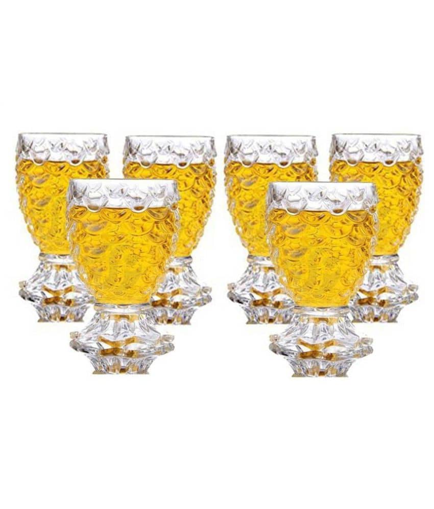 Afast Glass Glasses, Clear, Pack Of 6, 30 ml