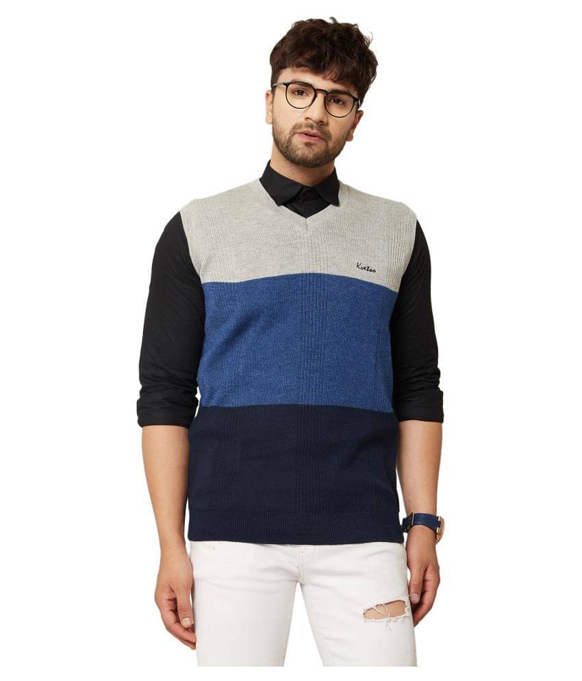     			Kvetoo Multi V Neck Sweater Single