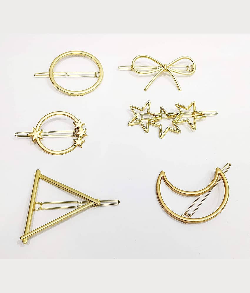 A Creations Gold Party Hair Clip - Jewellery Sets | Buy online on ZillyBuy