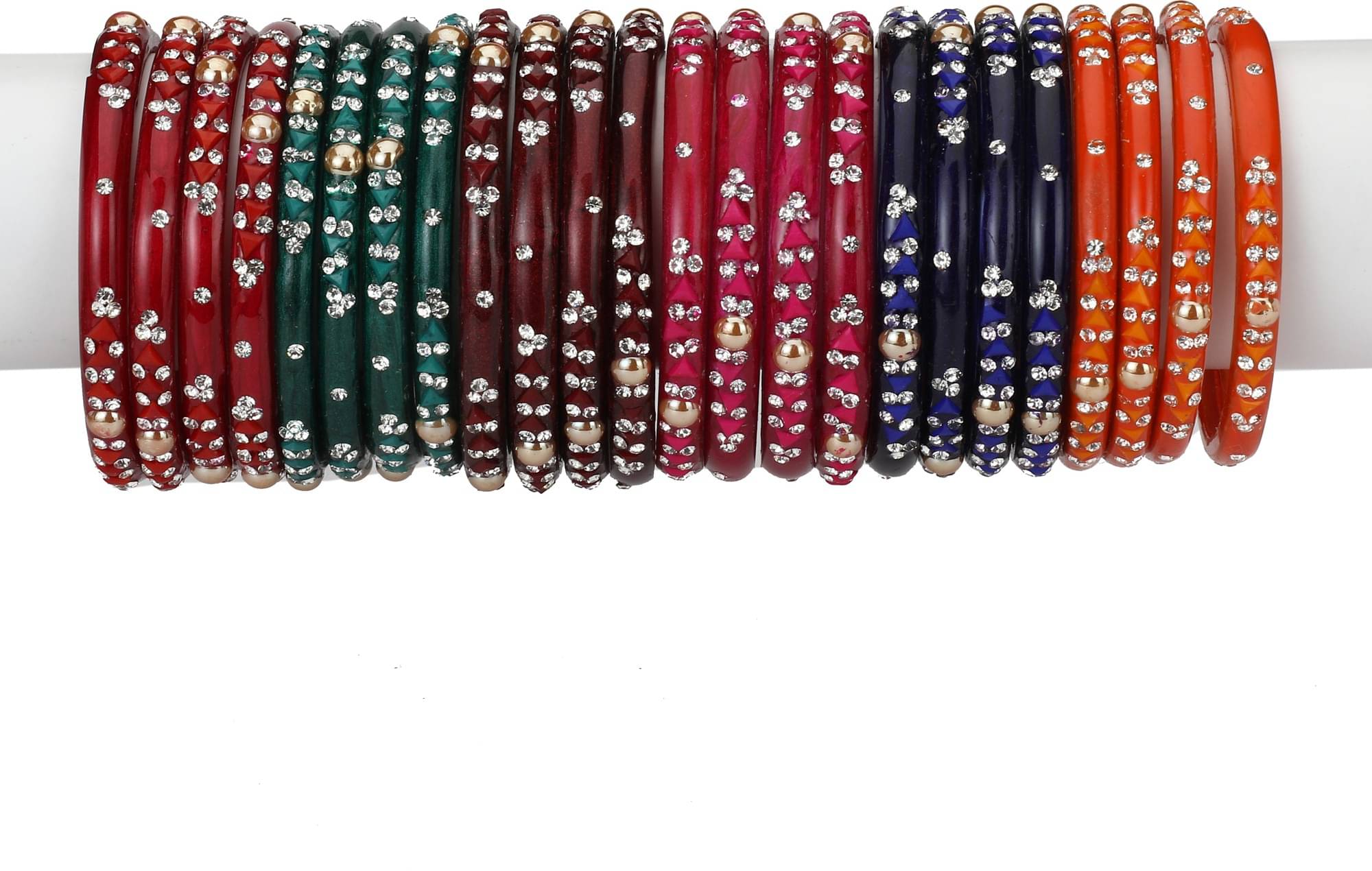 Afast Designer Matching Color Fashionable Bangle Set Combo Hand Decorative Set Of 24     			Afast Designer Matching Color Fashionable Bangle Set Combo Hand Decorative Set Of 24