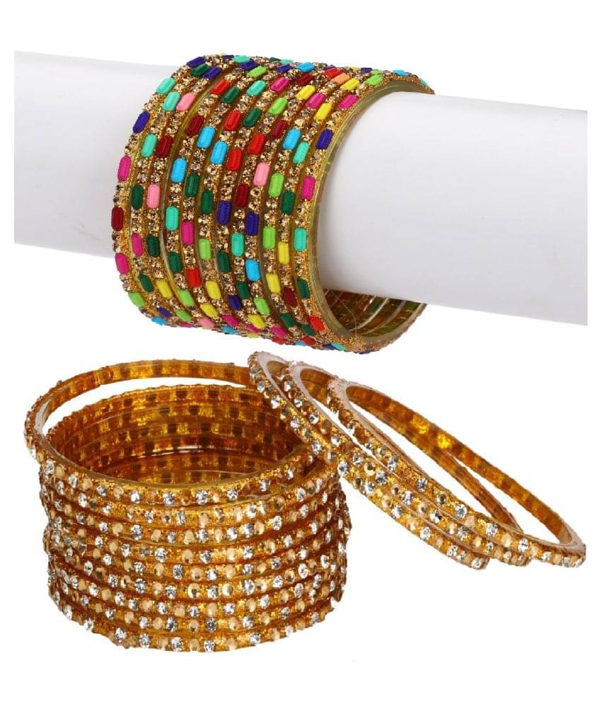 Afast Designer Wedding Fancy Glass Bangle Set For Party, Marriage, Function And Daily Use     			Afast Designer Wedding Fancy Glass Bangle Set For Party, Marriage, Function And Daily Use