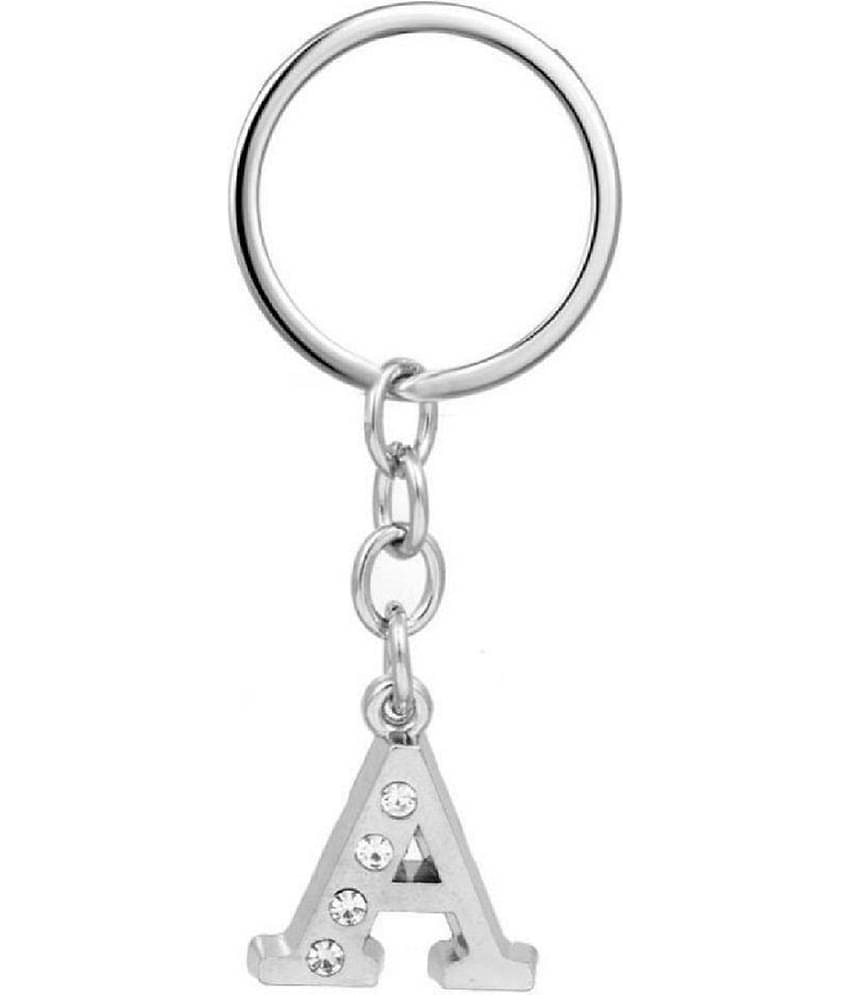 Americ Style Combo offer of Alphabet ''A & N'' Metal Keychains (Pack of 2)