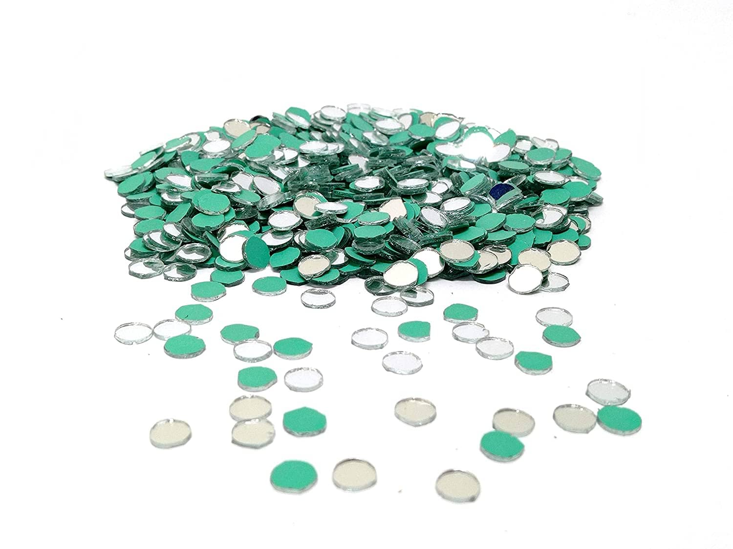 PRANSUNITA - Glass Round Shape Glass Mirror (Pack of 1) - Stationery | Buy online on ZillyBuy