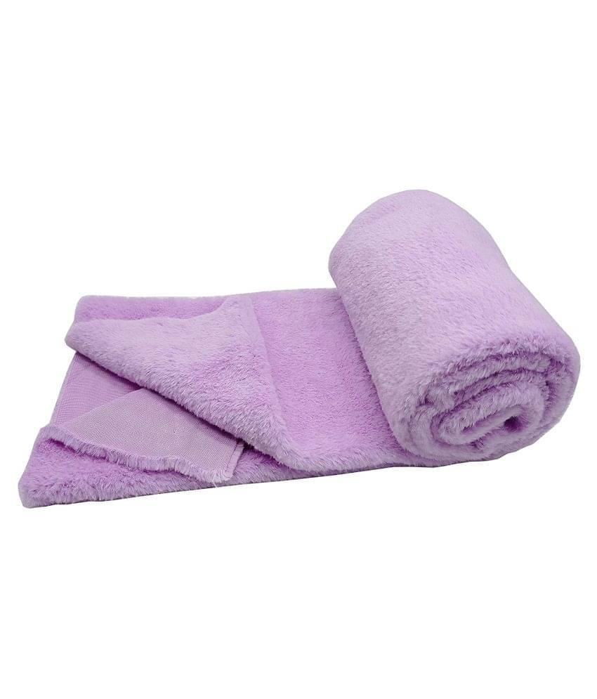     			PRANSUNITA Super Soft Rabbit Carpet Fur Cloth, Size 38" x 32", Hair Length 2 cm, Used for Dresses, Home Furnishing, Soft Toys Making, and Jackets Etc, Color - Light Purple