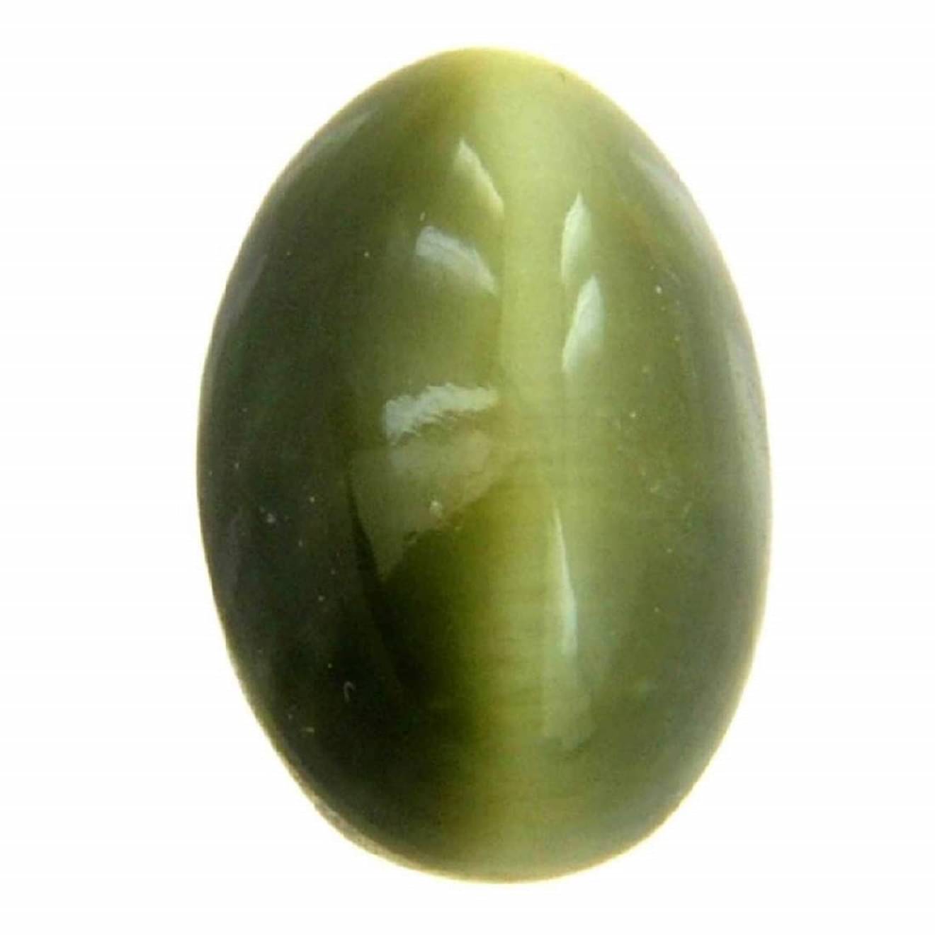     			ASTRODIDI Lehsunia Cats Eye Quartz Gemstone Original Certified Loose Stone (5-6 Carat)