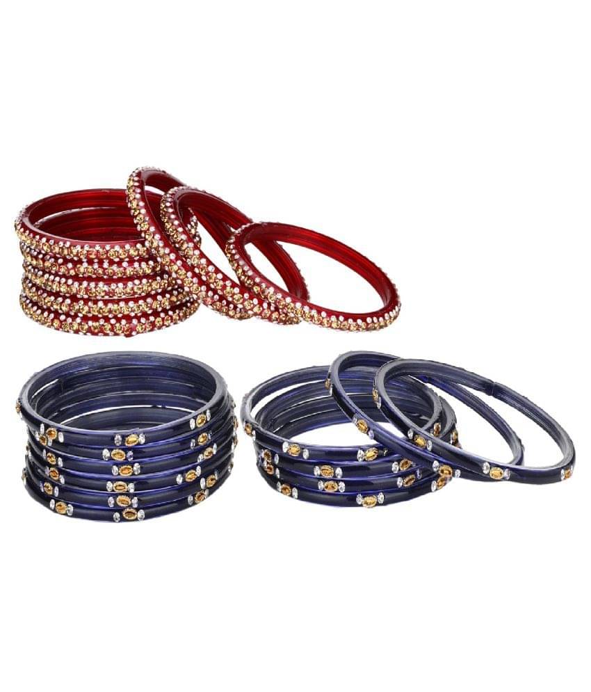 Afast Designer Wedding Fancy Glass Bangle Set For Party, Marriage, Function And Daily Use     			Afast Designer Wedding Fancy Glass Bangle Set For Party, Marriage, Function And Daily Use
