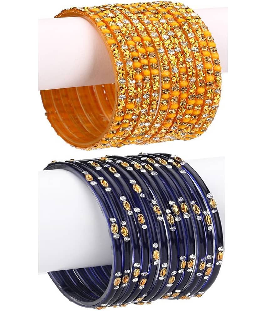 Afast Designer Wedding Fancy Glass Bangle Set For Party, Marriage, Function And Daily Use - Bangles & Bracelets | Buy online on ZillyBuy