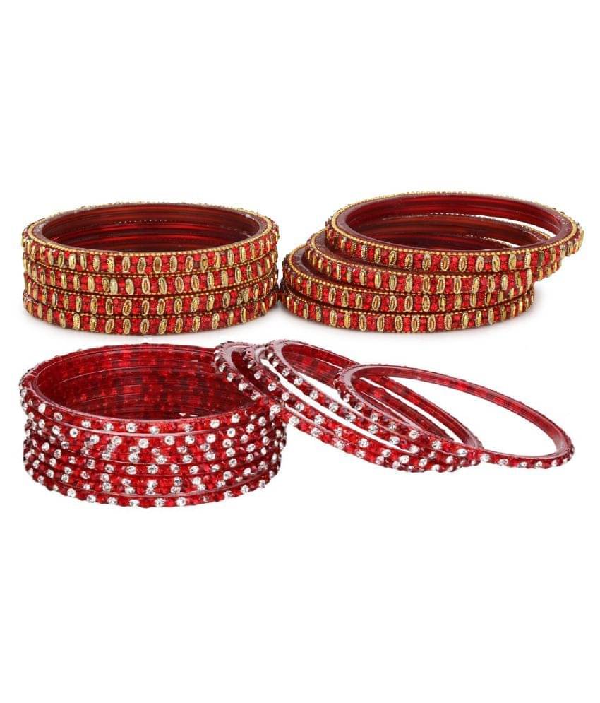 Afast Designer Wedding Fancy Glass Bangle Set For Party, Marriage, Function And Daily Use     			Afast Designer Wedding Fancy Glass Bangle Set For Party, Marriage, Function And Daily Use