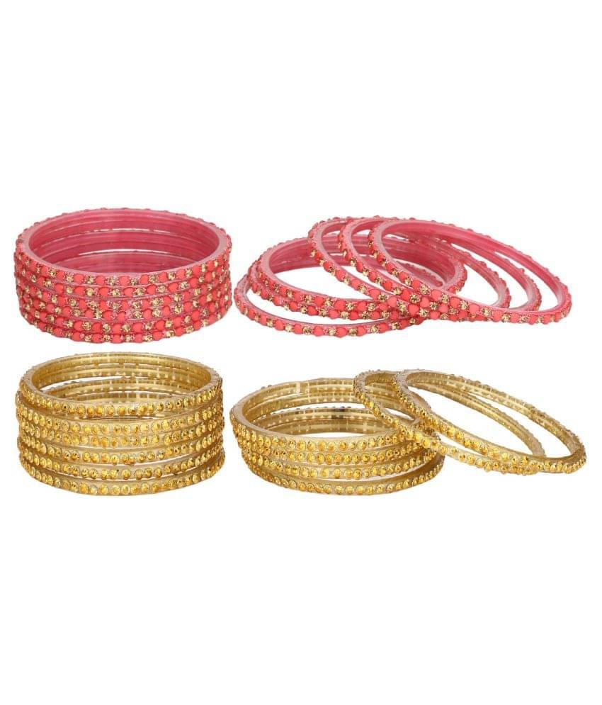 Afast Designer Wedding Fancy Glass Bangle Set For Party, Marriage, Function And Daily Use     			Afast Designer Wedding Fancy Glass Bangle Set For Party, Marriage, Function And Daily Use