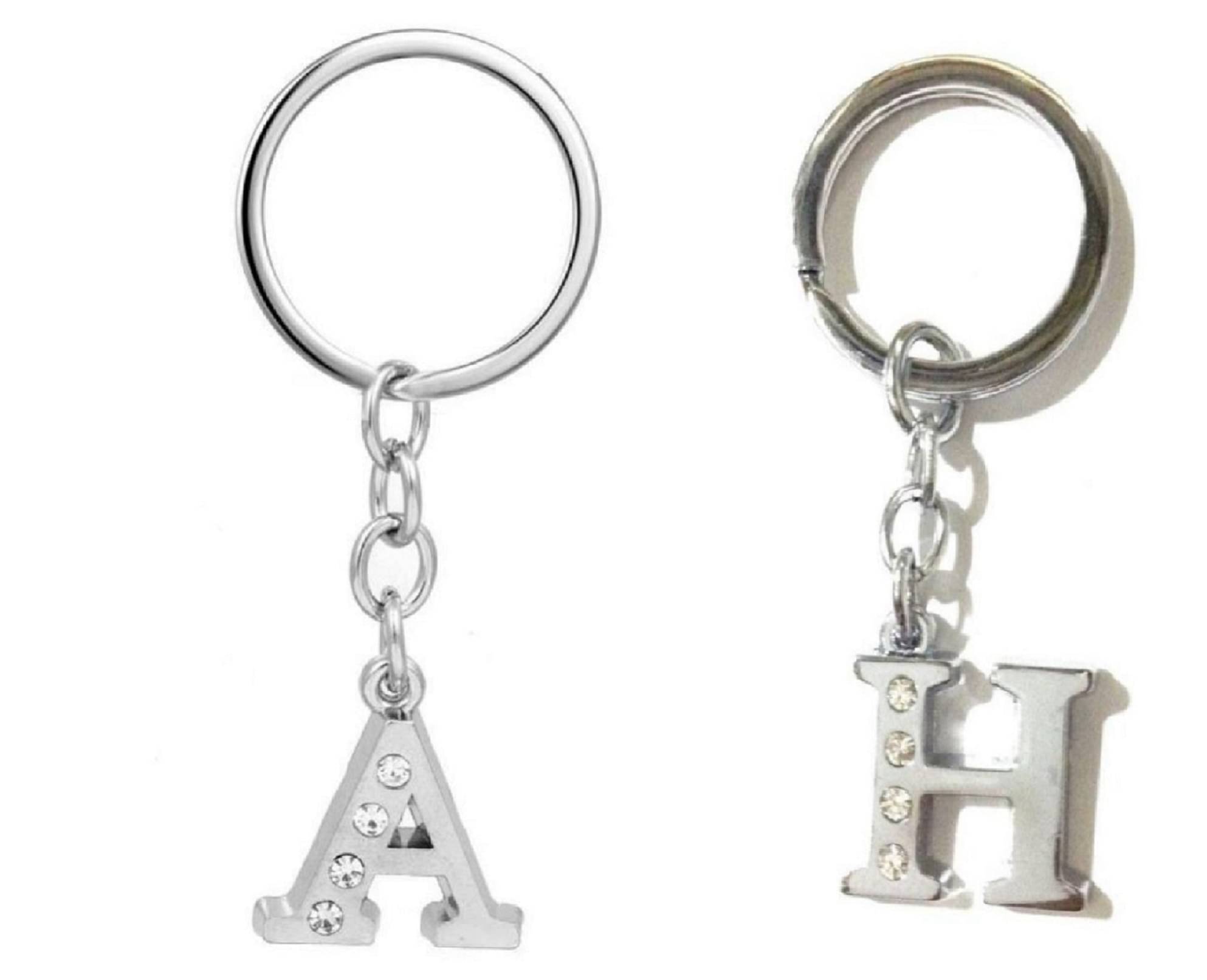     			Americ Style Combo offer of Alphabet ''A & H'' Metal Keychains (Pack of 2)