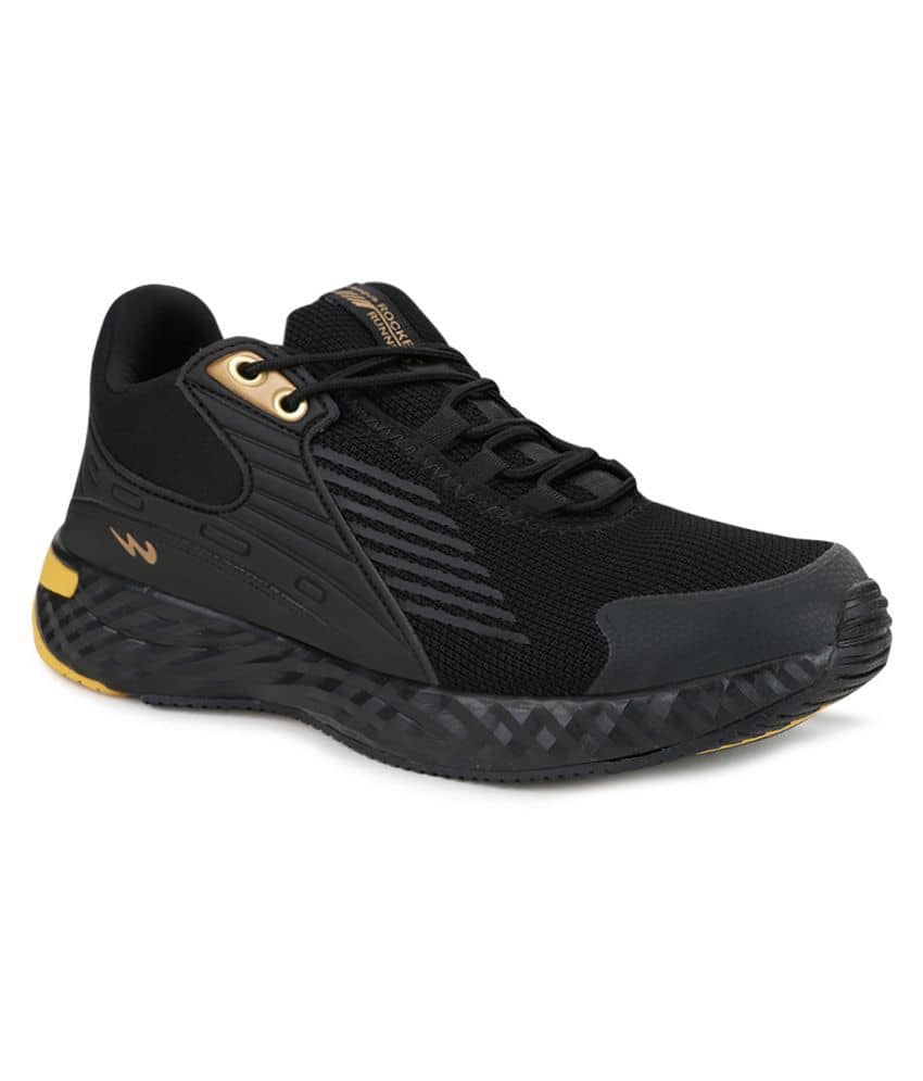 Campus ROCKET PRO Black  Men's Sports Running Shoes - Sports Shoes | Buy online on ZillyBuy