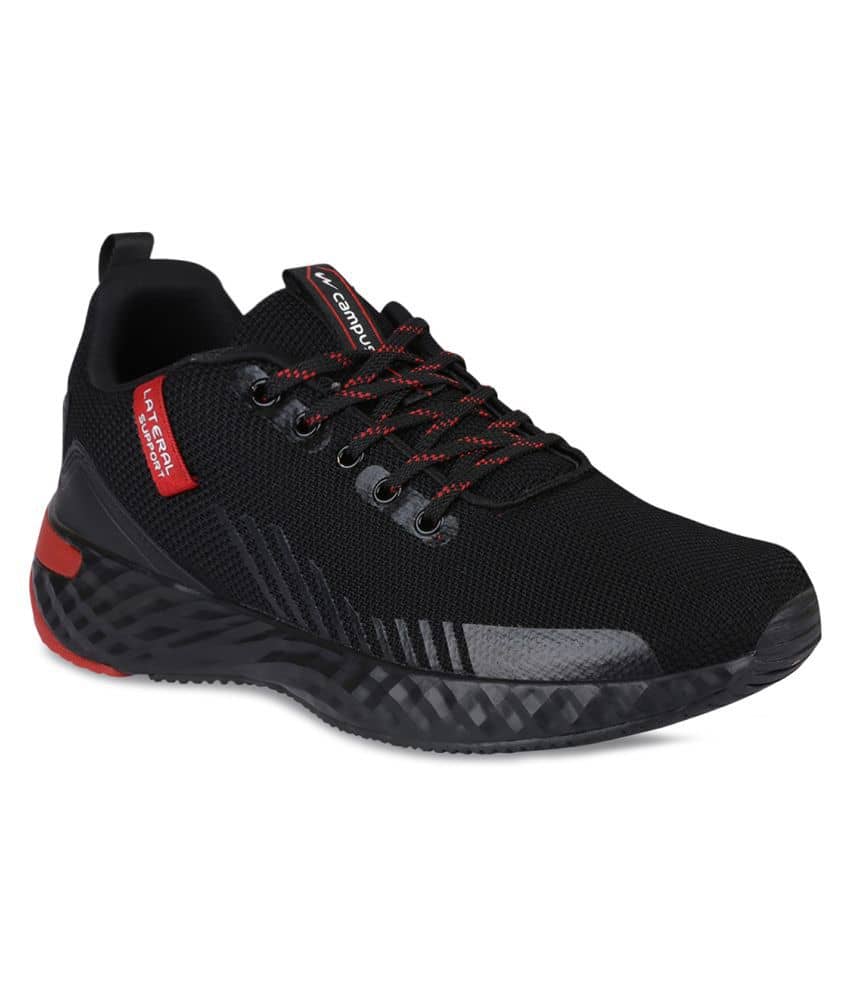 Campus SIMBA PRO Black  Men's Sports Running Shoes - Sports Shoes | Buy online on ZillyBuy