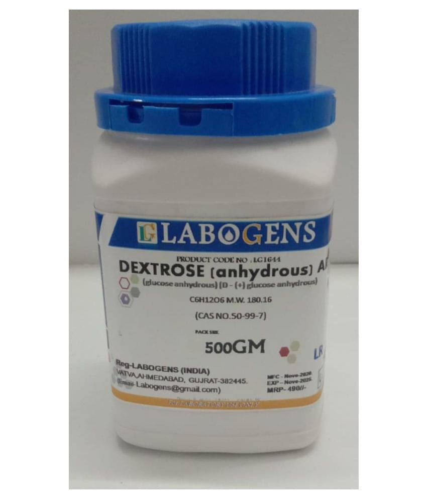     			LABOGENS DEXTROSE (anhydrous) AR 500GM