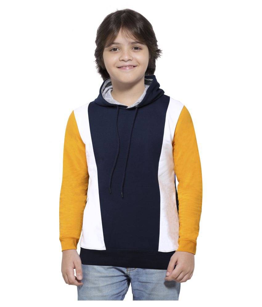     			Maniac Pack of 1 Boys Cotton T-Shirt ( Navy Blue )