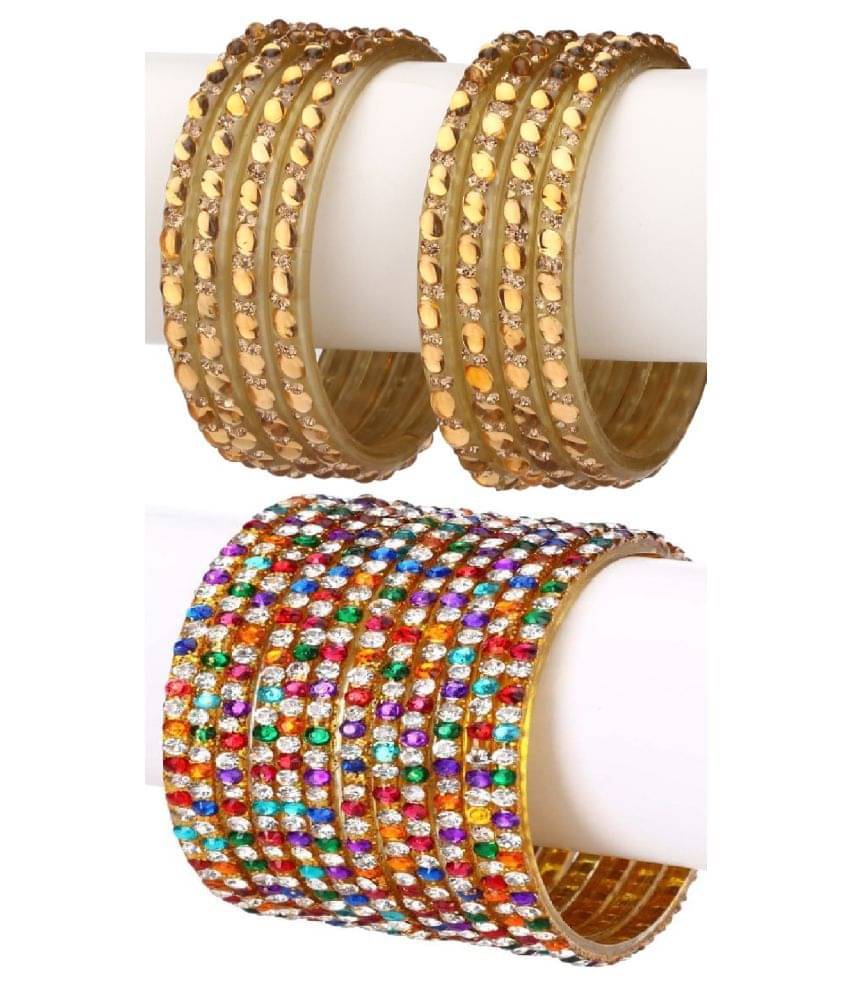     			Afast Designer Wedding Fancy Glass Bangle Set For Party, Marriage, Function And Daily Use