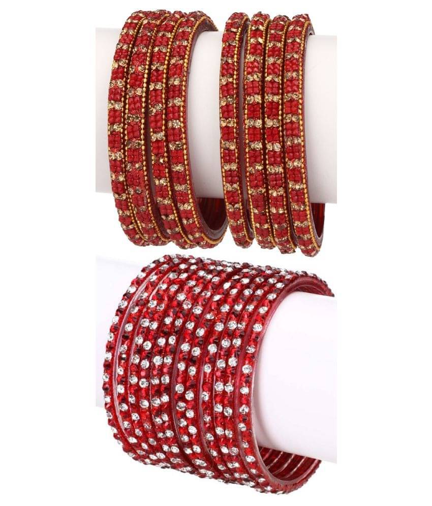     			Afast Designer Wedding Fancy Glass Bangle Set For Party, Marriage, Function And Daily Use