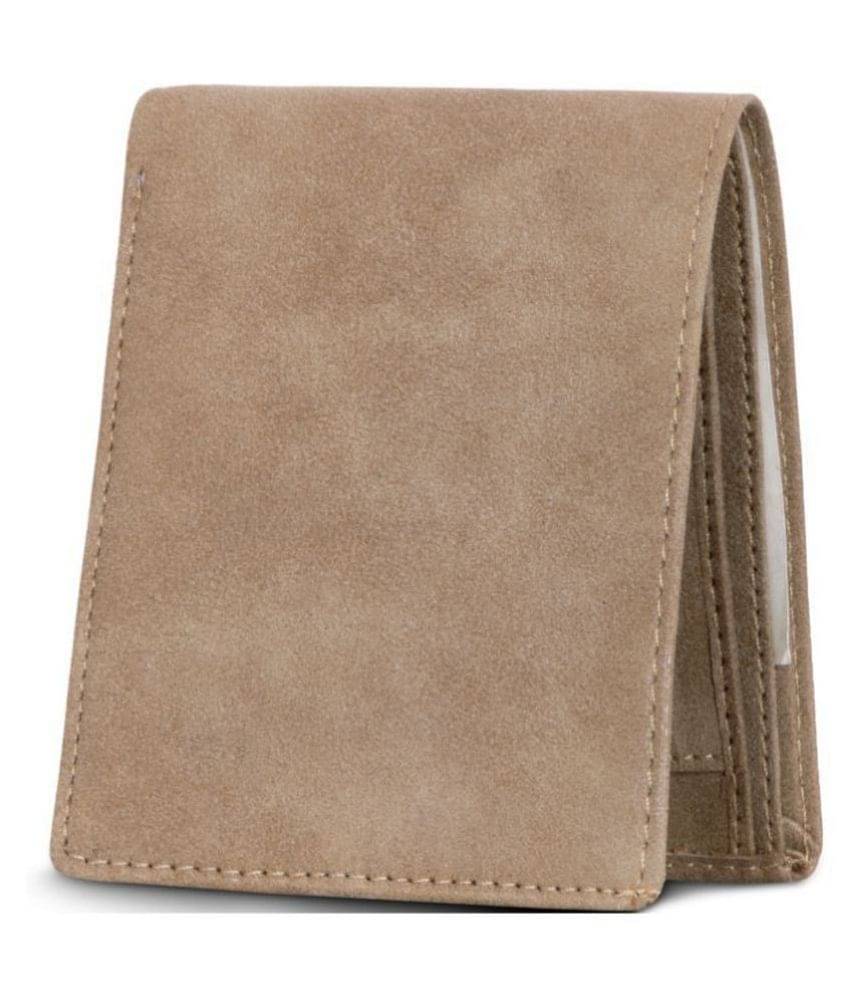     			Keviv - Beige Leather Men's Regular Wallet ( Pack of 1 )