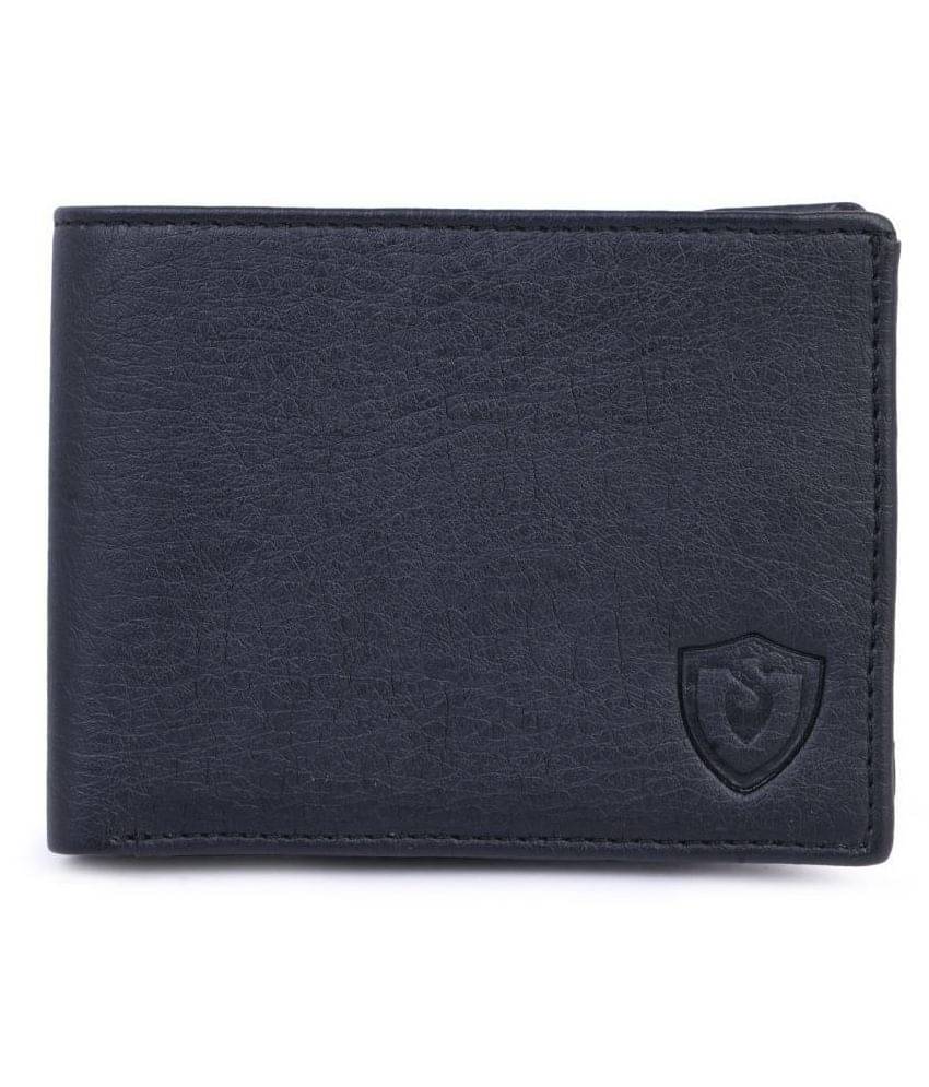     			Keviv PU Black Casual Regular Wallet