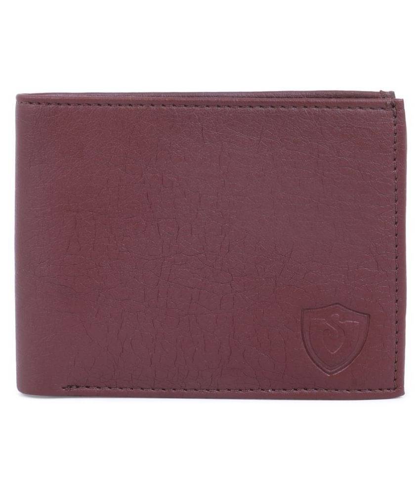     			Keviv PU Brown Casual Regular Wallet