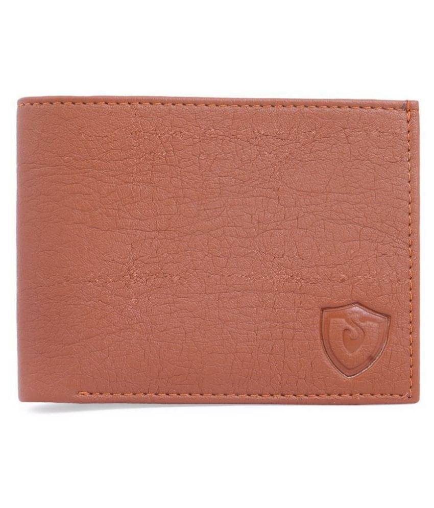     			Keviv PU Tan Casual Regular Wallet