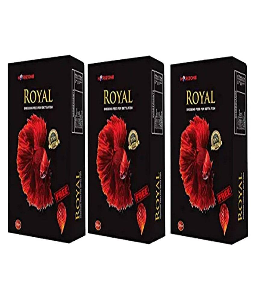     			RichBay Royal Betta Breeding Fish Food 22g Economical Combo Set of 3 Nos