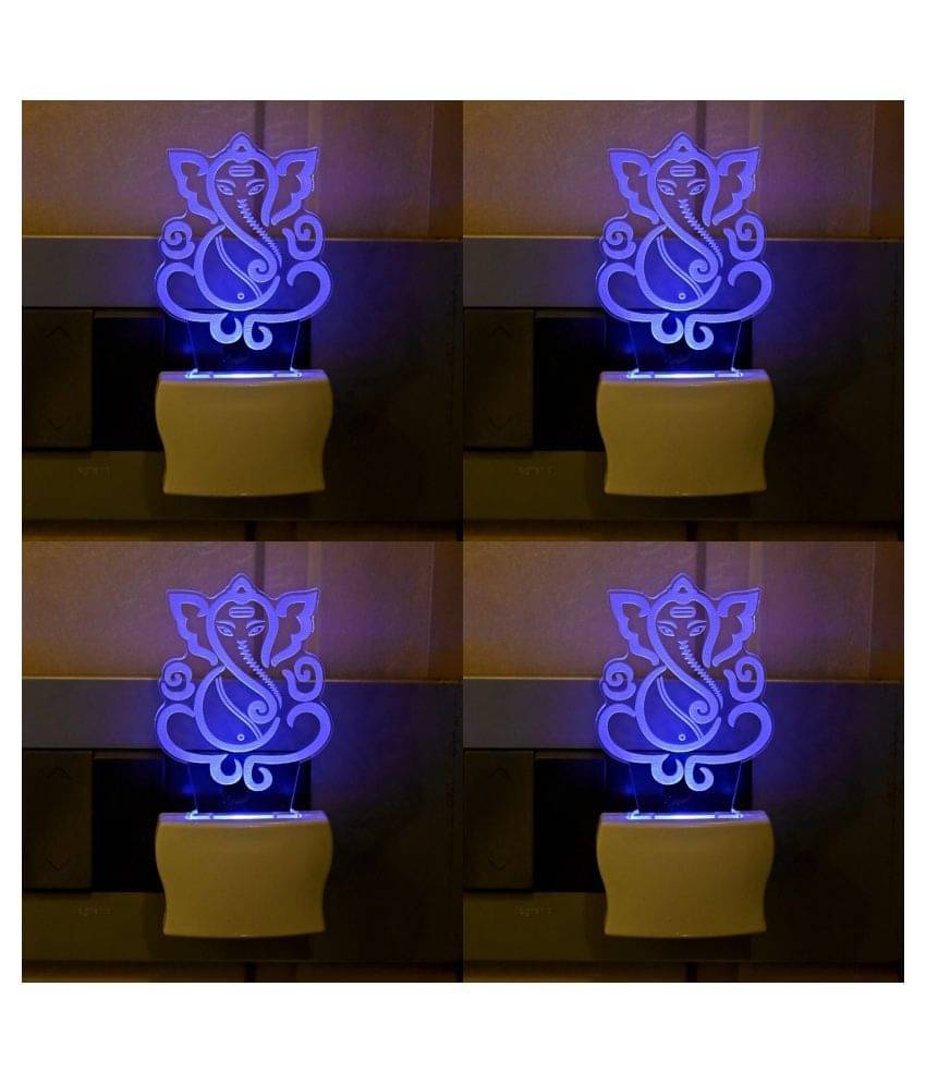     			AFAST Night Lamp LED Night Lamp White - Pack of 4