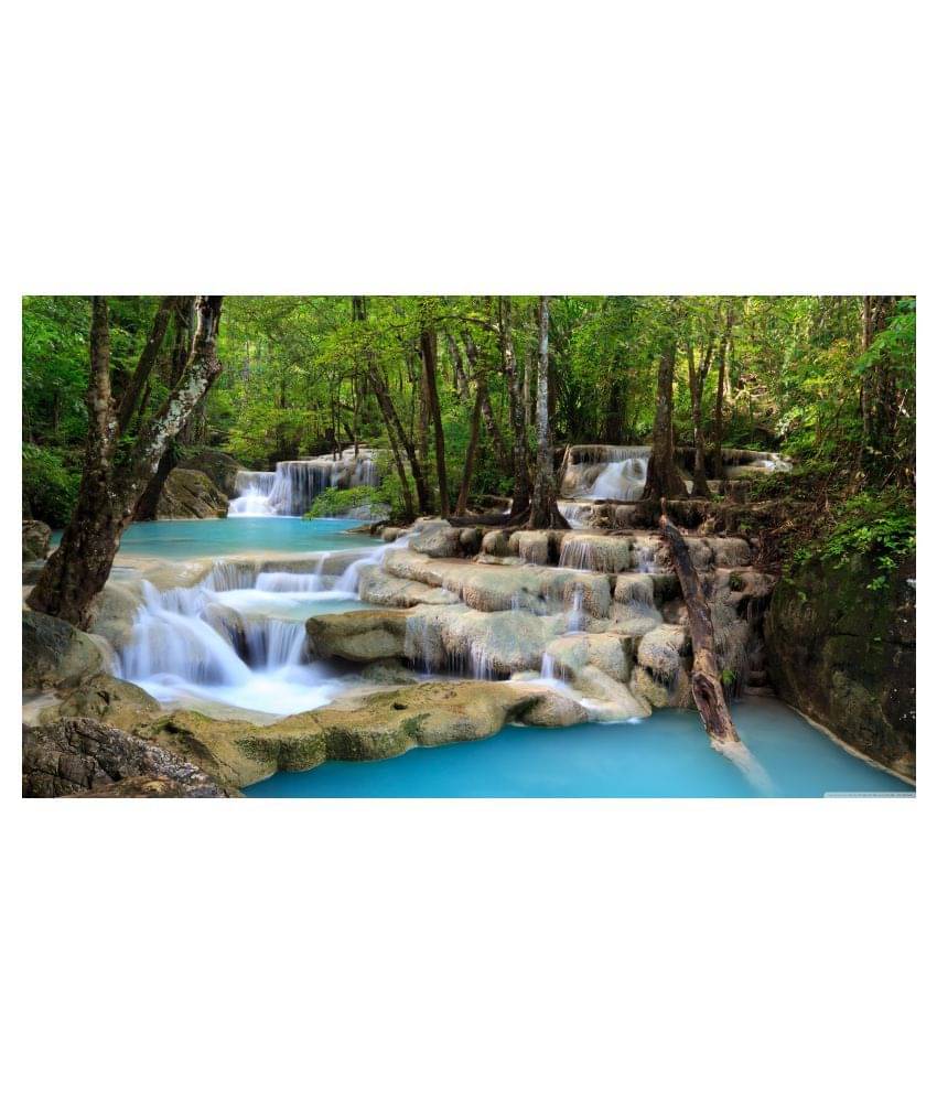     			Asmi Collection Beautiful Waterfall Wall Sticker ( 52 x 90 cms )