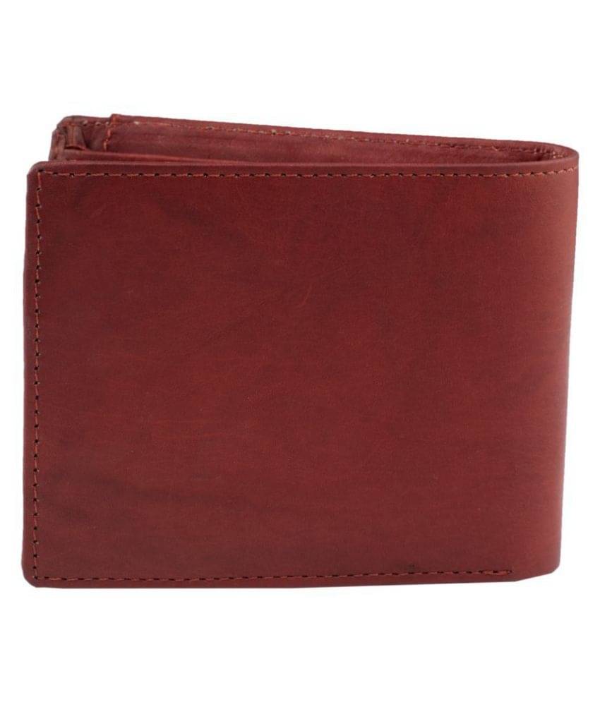     			Keviv - Red Leather Men's Regular Wallet ( Pack of 1 )