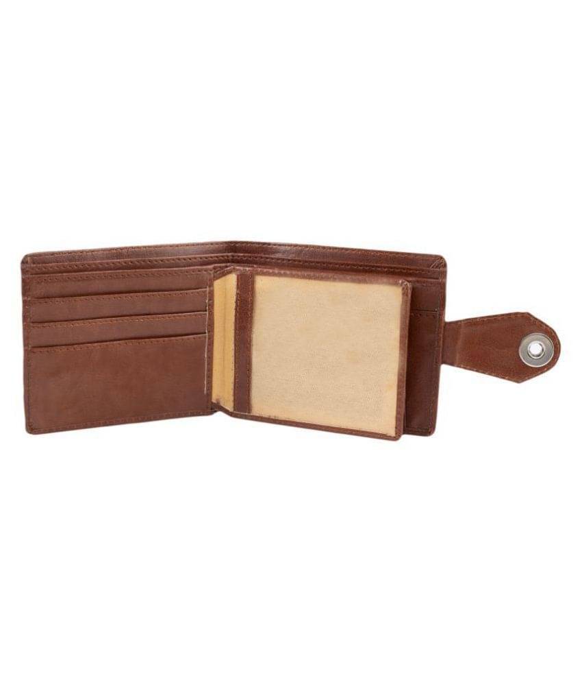     			Keviv - Brown Leather Men's Regular Wallet ( Pack of 1 )