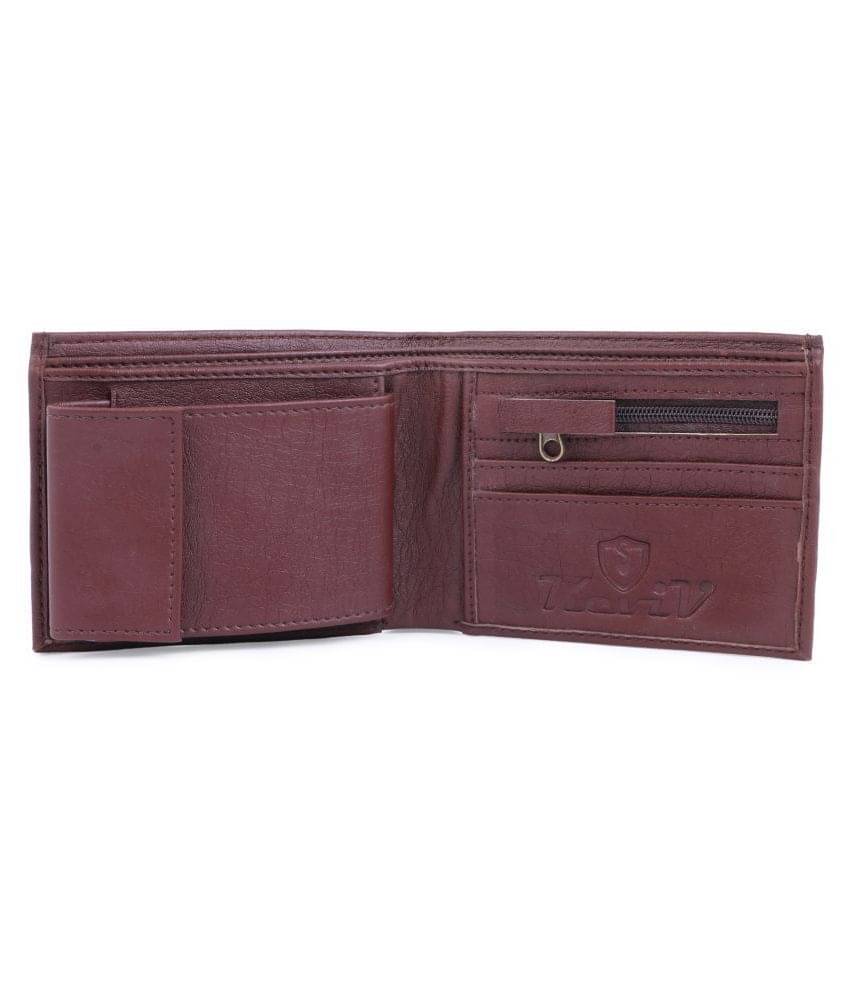     			Keviv - Brown PU Men's Regular Wallet ( Pack of 1 )