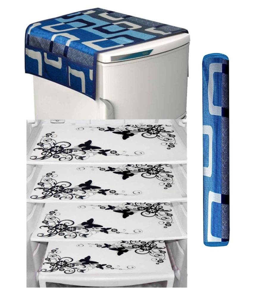     			Shaphio Set of 6 Polyester Multi Fridge Top Cover